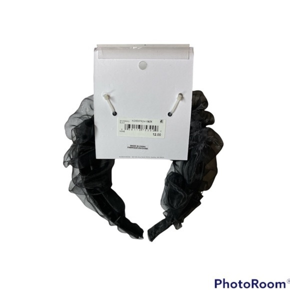 BP Black Wrap Ribbon Headband | Ribbon | Set of 5 - Picture 2 of 3